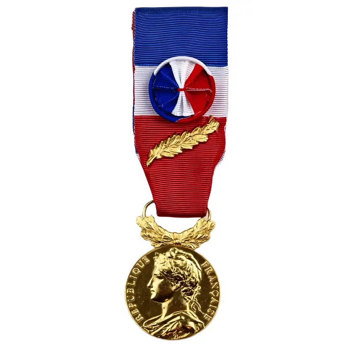 médaille du travail or 35 ans monnaie de paris