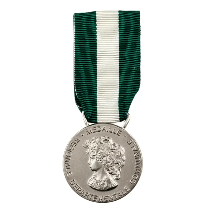 Achat medaille du travail régionale, départementale et communale 20 ans Bronze Grade Argent recto