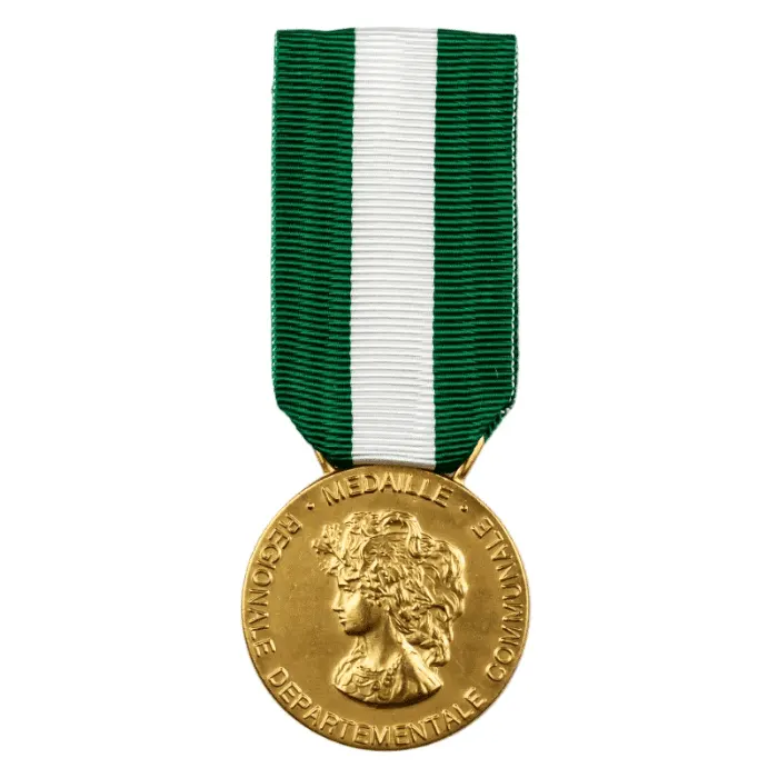 Achat medaille du travail régionale, départementale et communale 30 ans Bronze Grade Vermeil recto