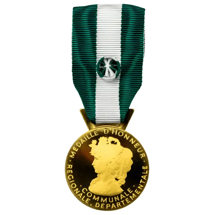Achat médaille du travail régionale, départementale et communale 35 ans - Bronze patiné - La Monnaie de Paris - Grade Or